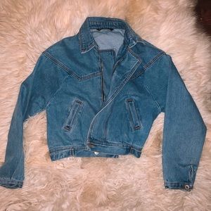 Denim Bomber Jacket